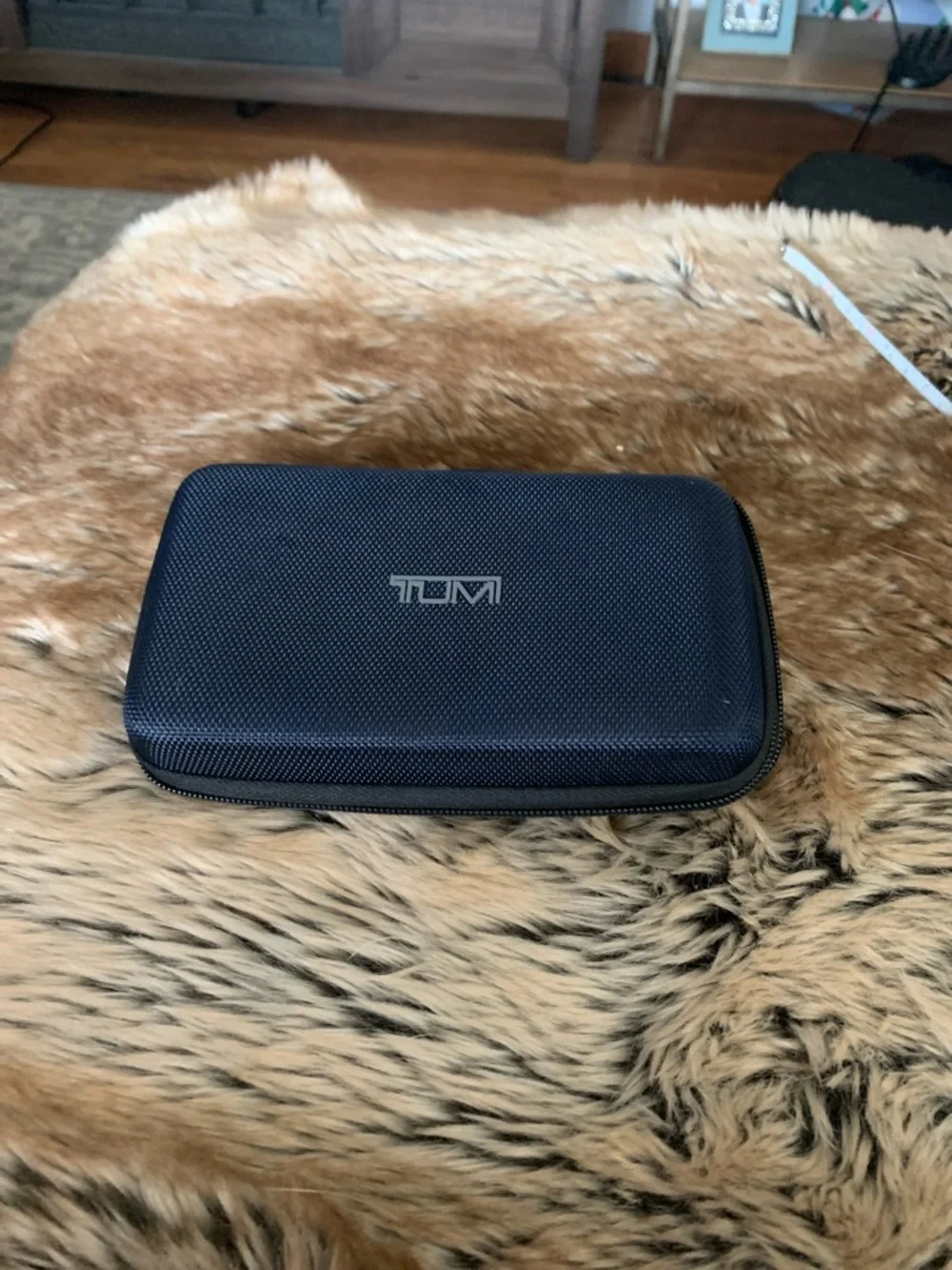 Tumi Navy Travel Zip Case